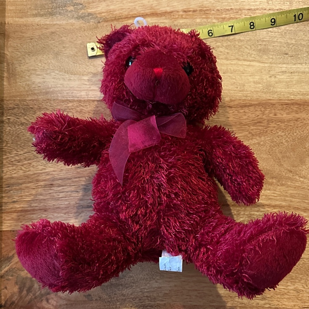 Vintage  Red stuffed Teddy Bear